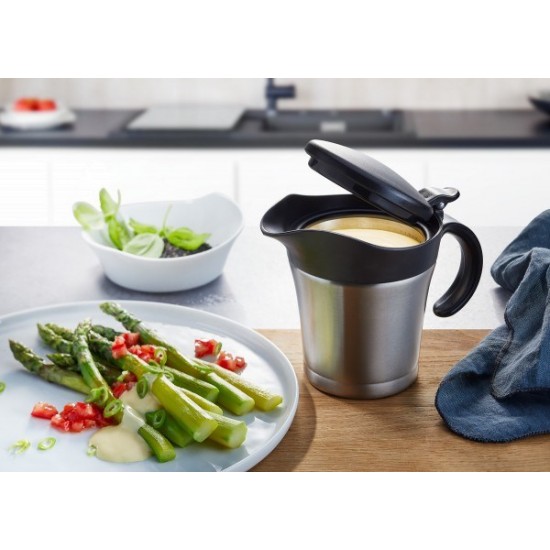 GEFU TREAT Jug 0.5 L Black, Stainless steel