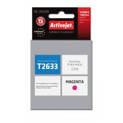 Activejet AE-2633N Ink (replacement for Epson 26 T2633; Supreme; 12 ml; magenta)