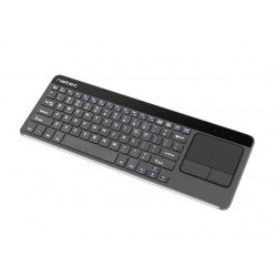 Natec Wireless Keyboard TURBOT with touchpad for SMART TV,X-Scissors, black