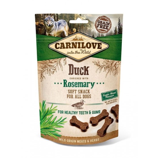 CARNILOVE Soft Duck+Rosemary dog treat - 200 g