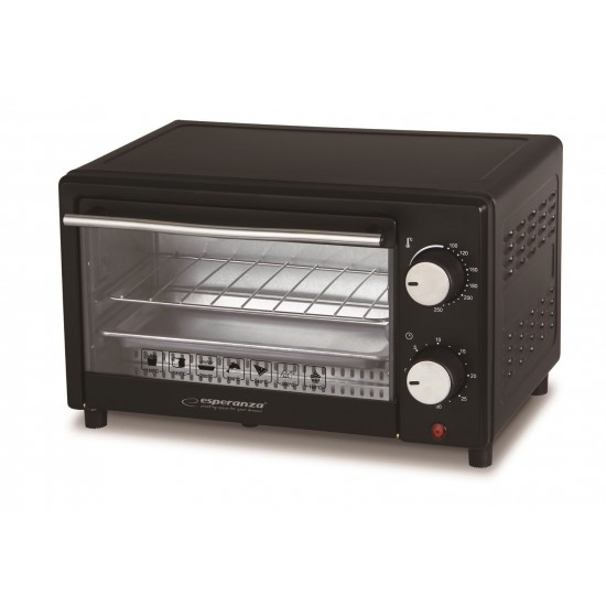 Esperanza EKO004 toaster oven 10 L 900 W Black Grill