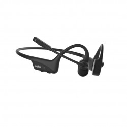 SHOKZ OpenComm2 UC Wireless Bluetooth Bone Conduction Videoconferencing Headset with USB-C adapter | 16 Hr Talk Time, 29m Wireless Range, 1 Hr Charge Time | Includes Noise Cancelling Boom Mic and Dongle, Black (C110-AC-BK)