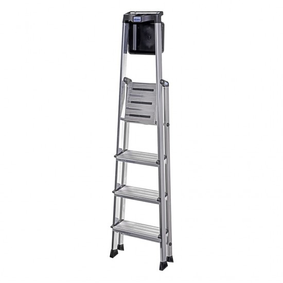 Krause Secury Folding ladder silver