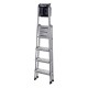 Krause Secury Folding ladder silver