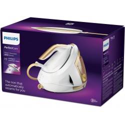 Philips PSG8040/60 steam ironing station 2700 W 1.8 L SteamGlide Elite soleplate Gold, White