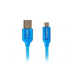 LANBERG CABLE USB 2.0 MICRO-B (M) - A (M) 1M QC