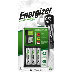 ENERGIZER Maxi ACCU HR6 POW battery charger + 2 AA 2000 mAh batteries