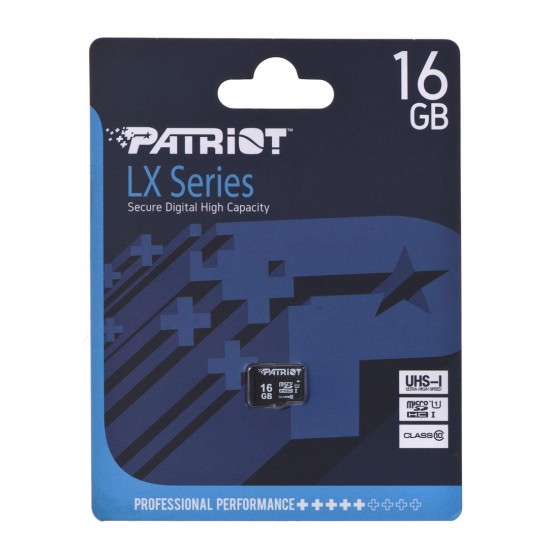 Patriot Memory PSF16GMDC10 memory card 16 GB MicroSDHC UHS-I Class 10