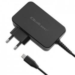 Qoltec 52388 GaN POWER PRO charger | 1xUSB-C | 100W | 5-20V | 3-5A | Black