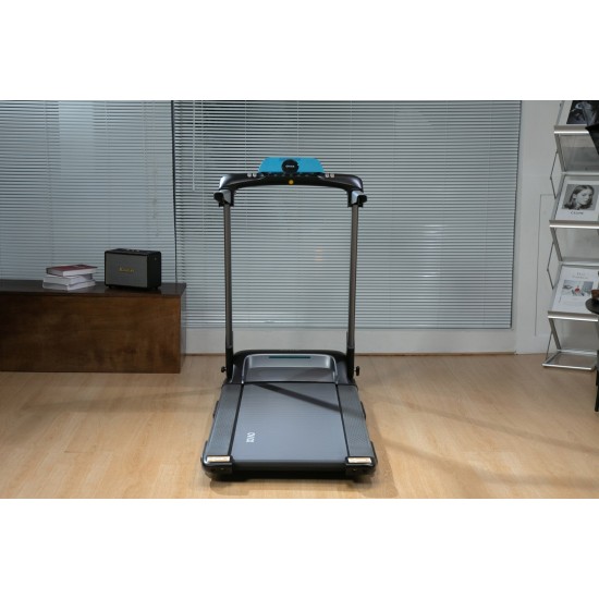 Electric treadmill, home OVICX Q2S PLUS bluetooth&app, 1-14km (black)