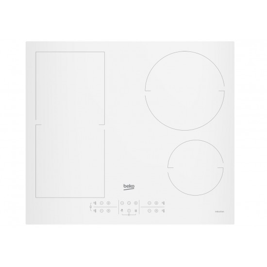 Beko HII64200FMTW hob White Built-in 60 cm Zone induction hob 4 zone(s)