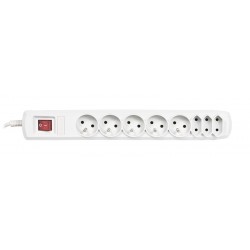 Activejet APN-8G/1,5M-GR power strip with cord