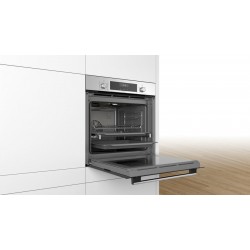 Bosch HBG5370S0 oven 71 L 3400 W A Black, Stainless steel