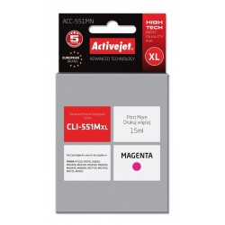 Activejet ACC-551MN Ink cartridge (replacement for Canon CLI-551M; Supreme; 15 ml; magenta)