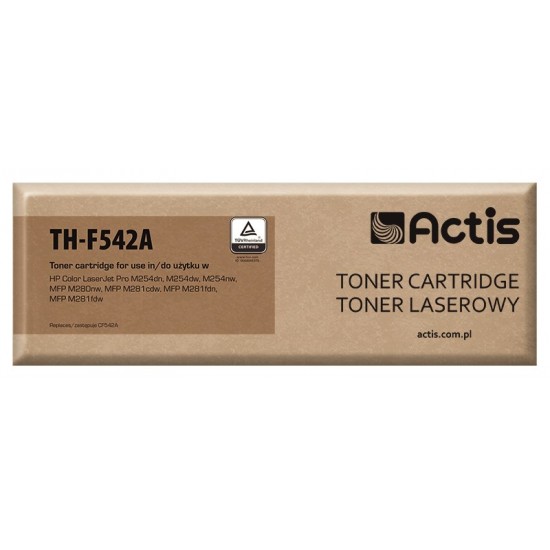 Actis TH-F542A toner (replacement for HP 203A CF542A; Standard; 1300 pages; yellow)