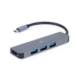 Gembird A-CM-COMBO2-01 USB Type-C 2-in-1 multi-port adapter (Hub + HDMI)