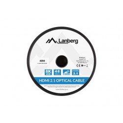 LANBERG HDMI CABLE M/M V2.1 40M 8K OPTICAL AOC