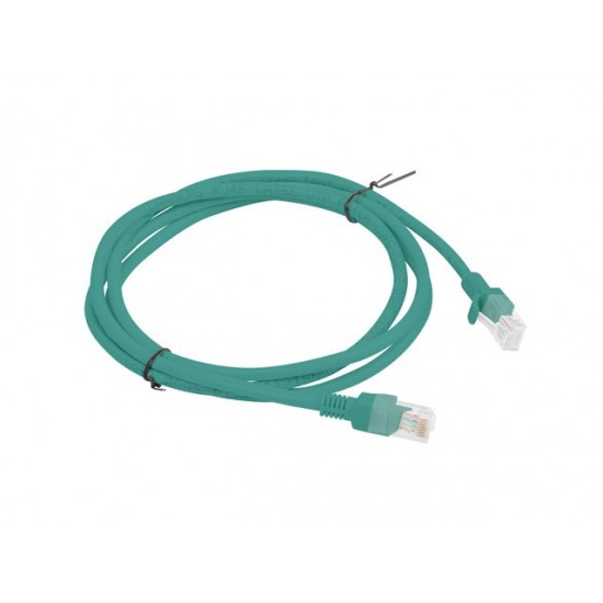 LANBERG PATCHCORD UTP CAT.5E 1.5M GREEN PCU5-10CC-0150-G