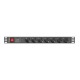 LANBERG PDU RACK POWER STRIP (1U,10A,7X SHUKO,2M)