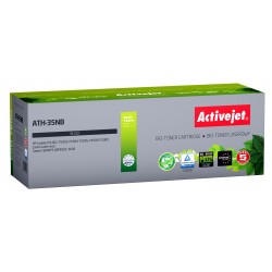 BIO Activejet ATH-35NB toner for HP, Canon printers, Replacement HP 35A CB435A, Canon CRG-712; Supreme; 1800 pages; black. ECO Toner.