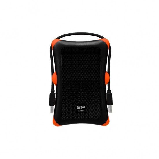 Silicon Power Armor A30 HDD/SSD enclosure Black, Orange