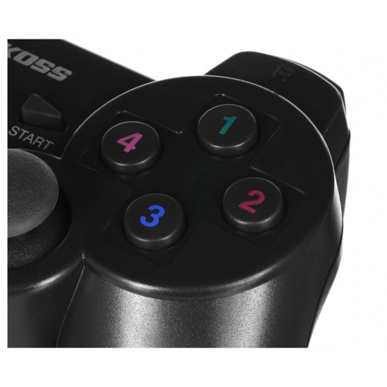 VAKOSS GAMEPAD WIRELESS WITH DUAL-SHOCK FUNCTION