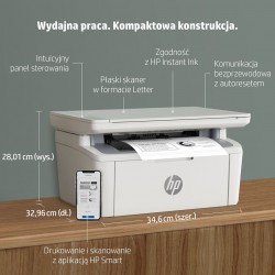 HP LaserJet MFP M140w Printer, Black and white, Printer for Small office, Print, copy, scan, Scan to email; Scan to PDF; Compact Size