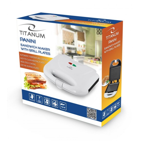 TITANUM TKT004W sandwich maker 700 W White