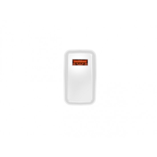 NATEC NETWORK CHARGER RIBERA USB-A 18W WHITE