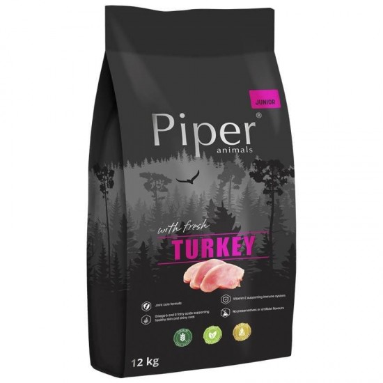 DOLINA NOTECI Piper Junior with turkey - dry dog food - 12 kg