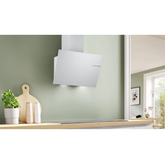 Bosch Serie 6 DWK65DK20 cooker hood Wall-mounted White 430 m3/h A