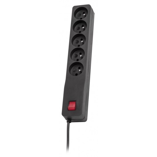 LESTAR ZX 510 G-A K.:CZ 5,0M surge protector Black 5 AC outlet(s) 230 V 5 m