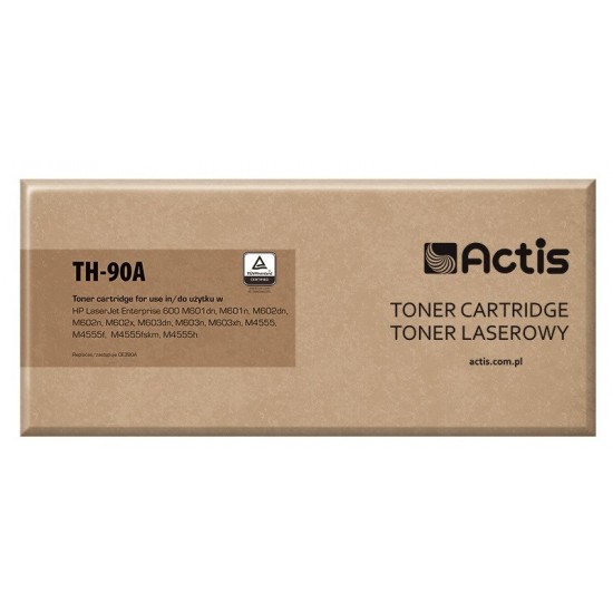 Actis TH-90A toner (replacement for HP 90A CE390A, Standard; 10000 pages; black)