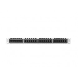 Lanberg patch panel 24 port 1U cat.6 UTP gray PPU6-1024-S