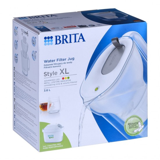 Brita 1052803 water filter Countertop water filter 3.6 L Grey