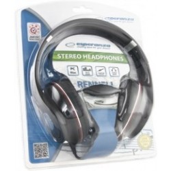 Esperanza EH141K headphones/headset Head-band Black