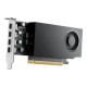 PNY NVIDIA A400 4GB GDDR6 64-bit, Low Profile, PCIe 4.0 x8, Single slot, 4 x Mini DisplayPort 1.4a, 50W, LP bracket, 4 x mDP to DP adapter, retial