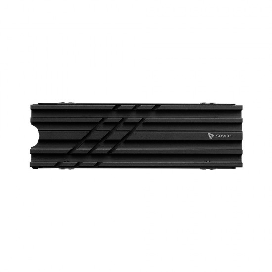 SAVIO Cooling for M.2 NVME 2280 drives, AK-60, Black