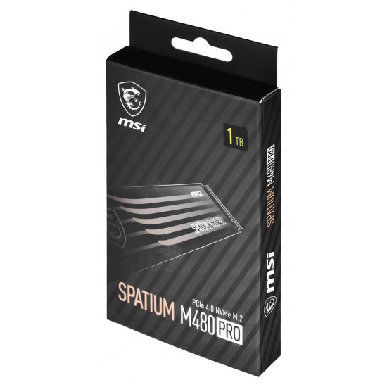 Dysk SSD MSI SPATIUM M480 Pro 1TB PCIe 4.0 NVMe M.2 2280