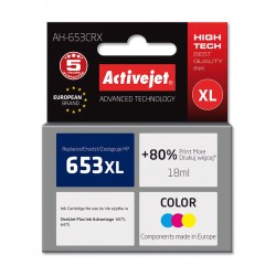 Activejet AH-653CRX ink (replacement for HP 652 F6V24AE; Premium; 320 pages; color)