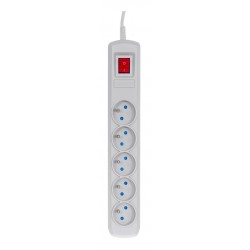 Activejet grey power strip with cord ACJ COMBO 5G/1,5M/BEZP. AUT/S