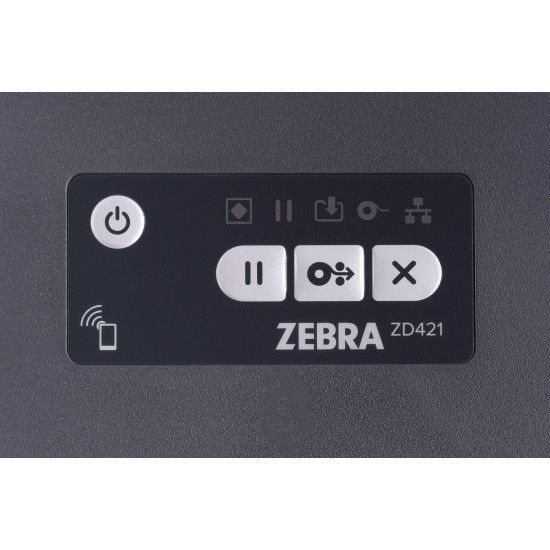 Zebra ZD421D label printer Direct thermal 300 x 300 DPI 102 mm/sec Wired & Wireless Bluetooth