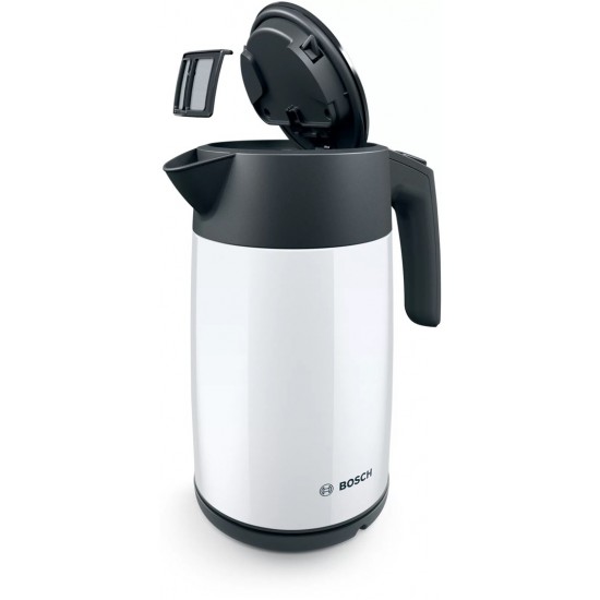 Electric kettle Bosch TWK 7L461, 2400 W, 1.7 l White