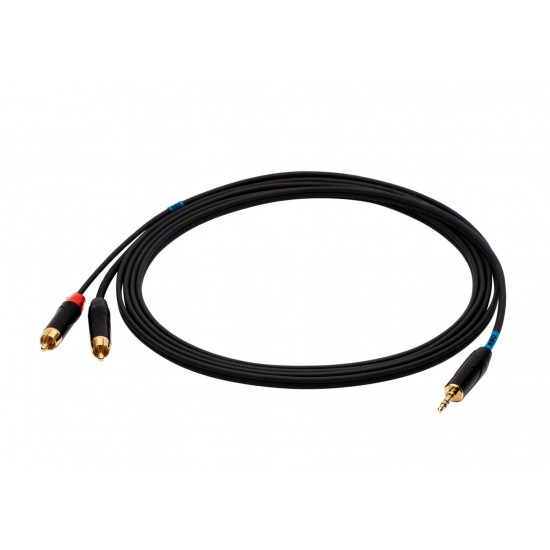 SSQ MIJRCA2 SS-1422 Cable Mini Jack Stereo 3,5 mm - 2x RCA 2 m Black