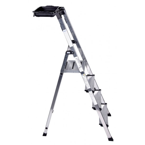 Krause Secury Folding ladder silver