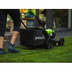 Cordless Lawnmower with Drive 40V 46 cm Greenworks GD40LM46SP - 2506807