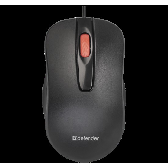 MOUSE DEFENDER POINT MM-756 BLACK OTPICAL 1000DPI 3P