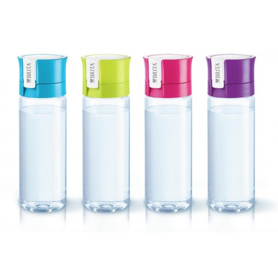 Filter Bottle Brita Fill&Go + 4 pc(s) filter cartridges (0,6l; pink)