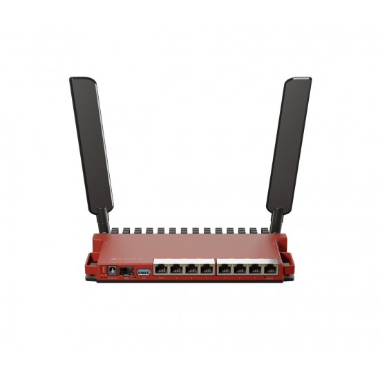 Mikrotik L009UiGS-2HaxD-IN wireless router Gigabit Ethernet Single-band (2.4 GHz) Red