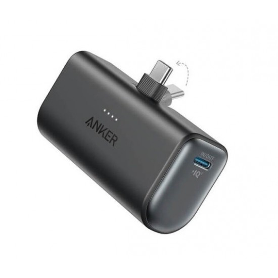 Powerbank Anker Nano 5000mAh 22.5W z wbudowanym złączem USB-C czarny